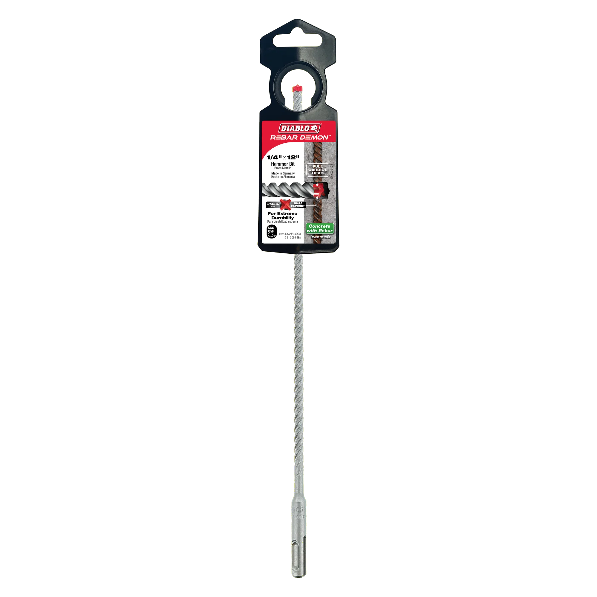 DIABLO DMAPL4090 1/4"X10"X12" SDS PLUS